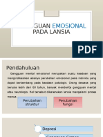 Gangguan Emosional Pada Lansia