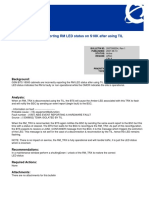 BTS18000:Incorrect Reporting RM LED Status On S18K After Using TIL