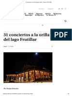 31 Conciertos A La Orilla Del Lago Frutillar - Finde LA TERCERA