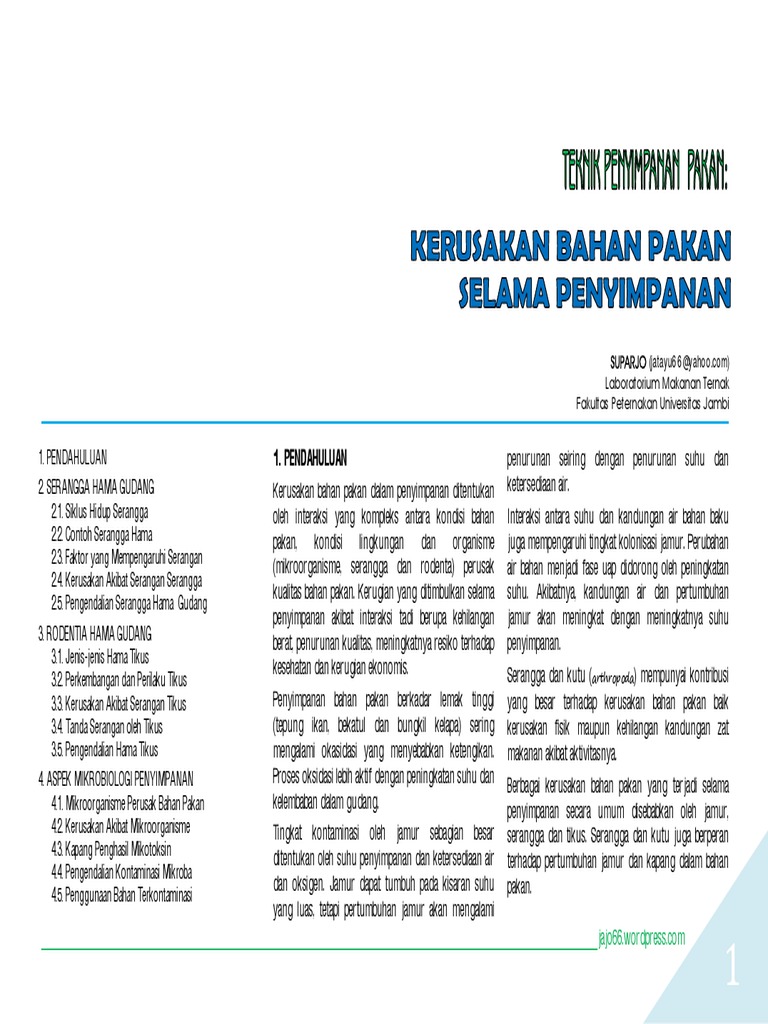 Nanopdf.com Jajo66wordpresscom 1 Pendahuluan Kerusakan 