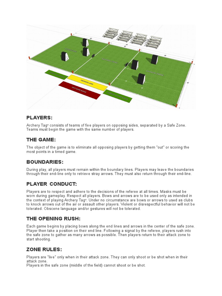 Archery Tag Rules PDF Bow And Arrow Archery
