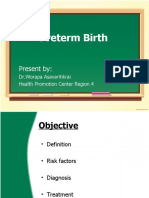 Preterm Birth: Present by