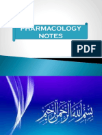 Pharmacology Notes