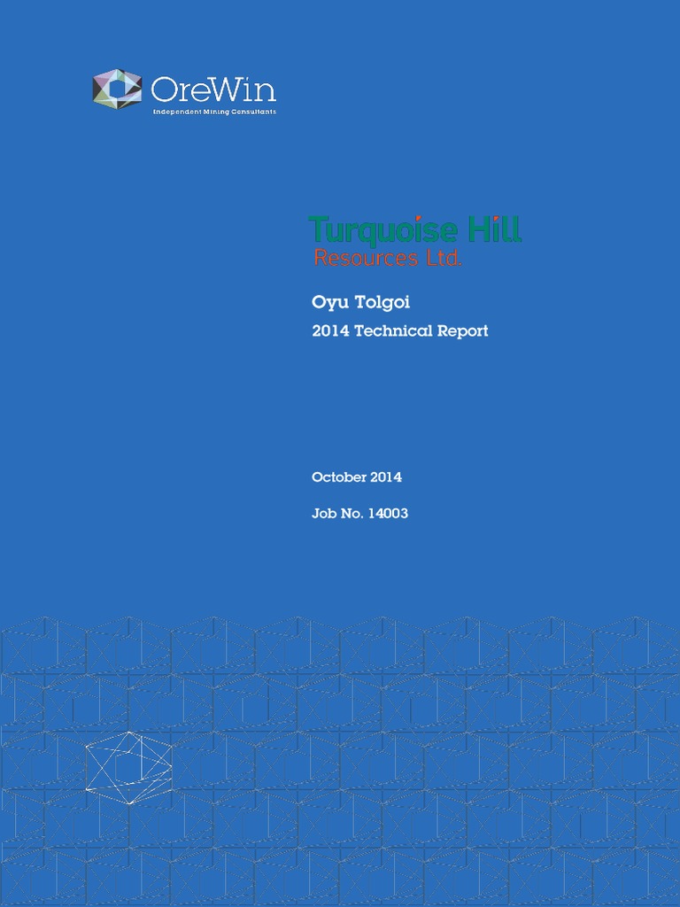 Oyu Tolgoi Oct 2014 | PDF | Geology | Mining