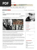 Como a Indústria Do Cigarro Usou a Pós-Verdade _ GGN