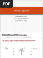 Diode Clippers: Muhammad Adeel M.Sc. Electronics (KU) M.Phil. ISPA (KU)