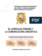 El Lenguaje Humano y La Comunicación Lingüistica
