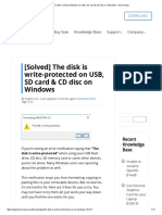 (Solved) The Disk Is Write-Protected On USB, SD Card & CD Disc On Windows - Driver Easy
