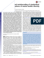 DNA Barcoding and Metabarcoding of Standardized Samples Reveal Patterns of Marine Benthic Diversity