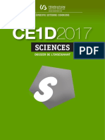 Evaluation Certificative - CE1D 2017 - Sciences - Dossier de L Enseignant Et Guide de Correction (Ressource 13996)