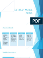 Pencetakan Model Kerja