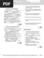 Grammar: Gateway B1 Tests © Macmillan Publishers Limited 2011. This Sheet May Be Photocopied and Used Within The Class