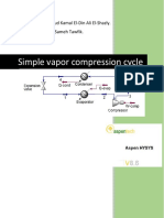 Simple Vapor Compression Cycle