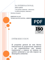Norma Internacional Iso 14004 2004 Sga - Sistema de Gestión Ambiental