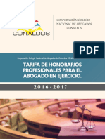 Tarifas Conalbonos 2017