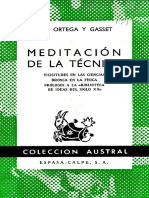 Ortega y Gasset, José - Meditación de la Técnica.pdf