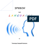 Speech and History of Languages