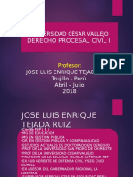 Derecho Procesal Civil I