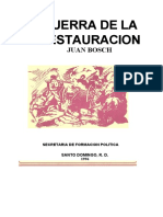 Guerra de La Restauracion PDF