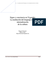 Signo y Conciencia en Vygotsky, Diego Di Vincenzo