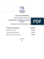 Aplicación del Teorema de Bernoulli en un Tubo de Venturi