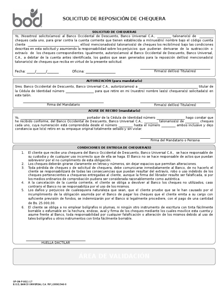 Solicitud de Reposición de Chequeras Web | PDF | Cheque | Bancos