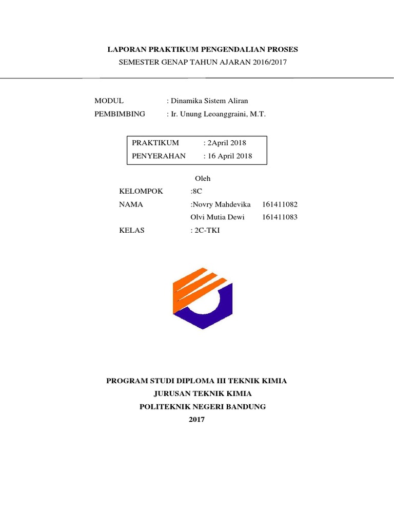 Laporan Praktikum Pengendalian Proses Aliran Fix | PDF