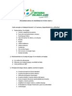 Programa Anual de Futbol Academia Entrenaenlinea