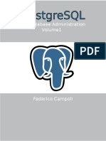PostgreSQL Database Administration Vol 1