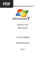 Makalah Instalasi Windows 7 Rika Arianti