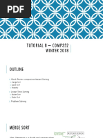 Tutorial 8 - Comp352 WINTER 2018