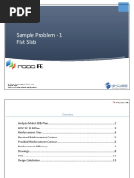 RCDC FE-Sample Problem 1-Flat Slab