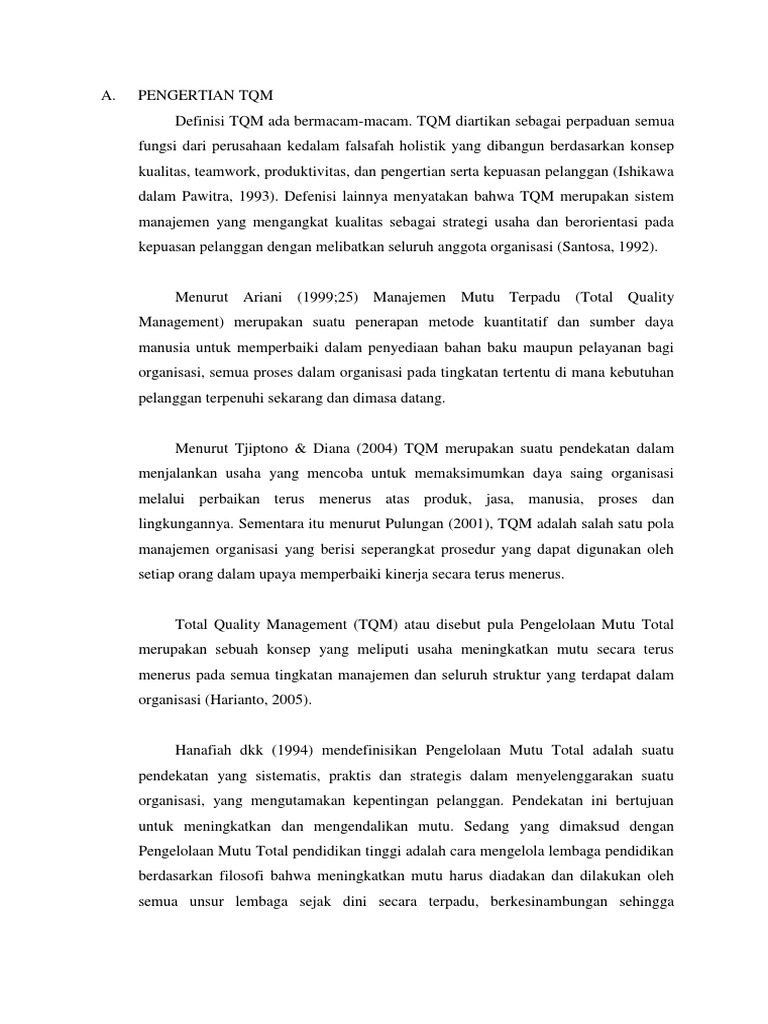 Makalah Tqm