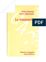 FERRER BENIMELI, José Antonio, La Masoneria, Madrid (Texto)