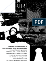 [Spanish Edition] Immanuel Wallerstein - Abrir las ciencias sociales. Informe de la Comision Gulbenkian para la reestructuracion de las ciencias sociales (2007, Siglo XXI).pdf