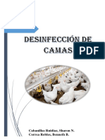 Desinfectantes en Camas