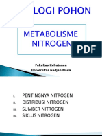 Kuliah 10 Metabolisme Nitrogen Ef