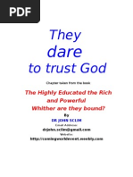 They Dare to Trust God