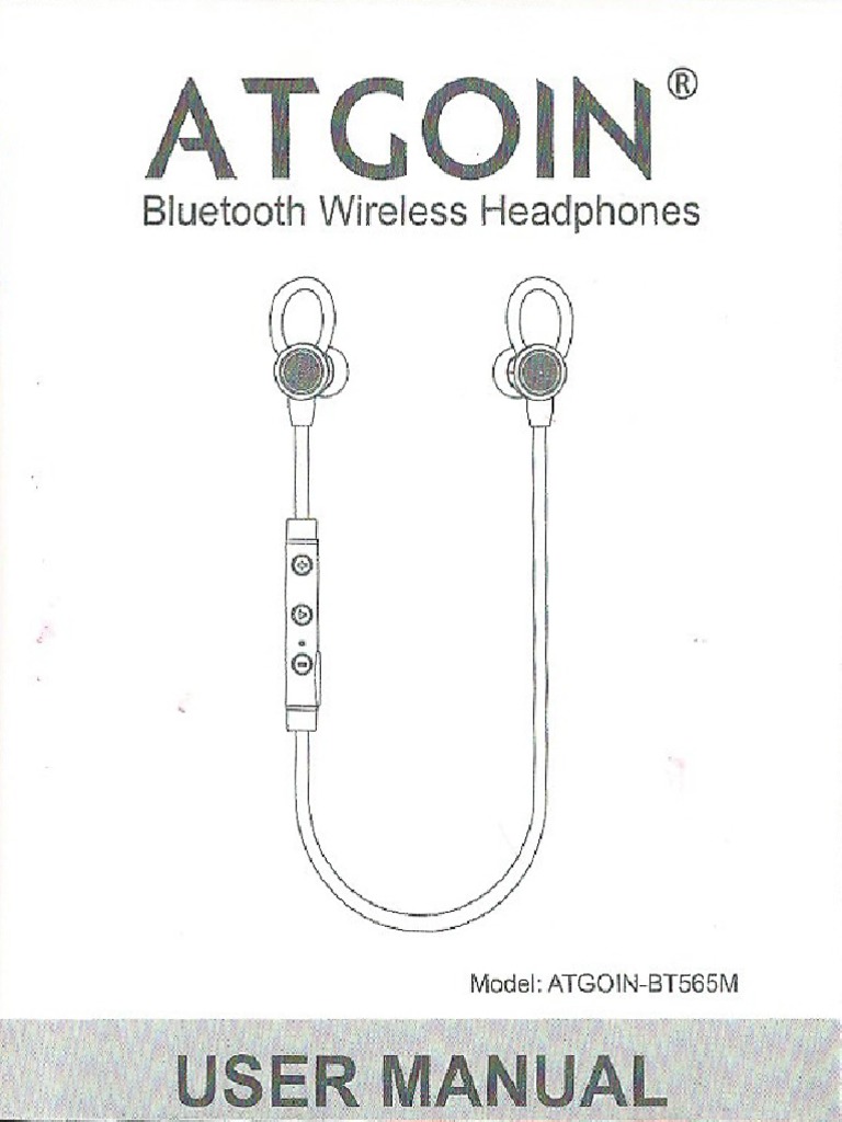 Auriculares ATGOIN BT565M PDF