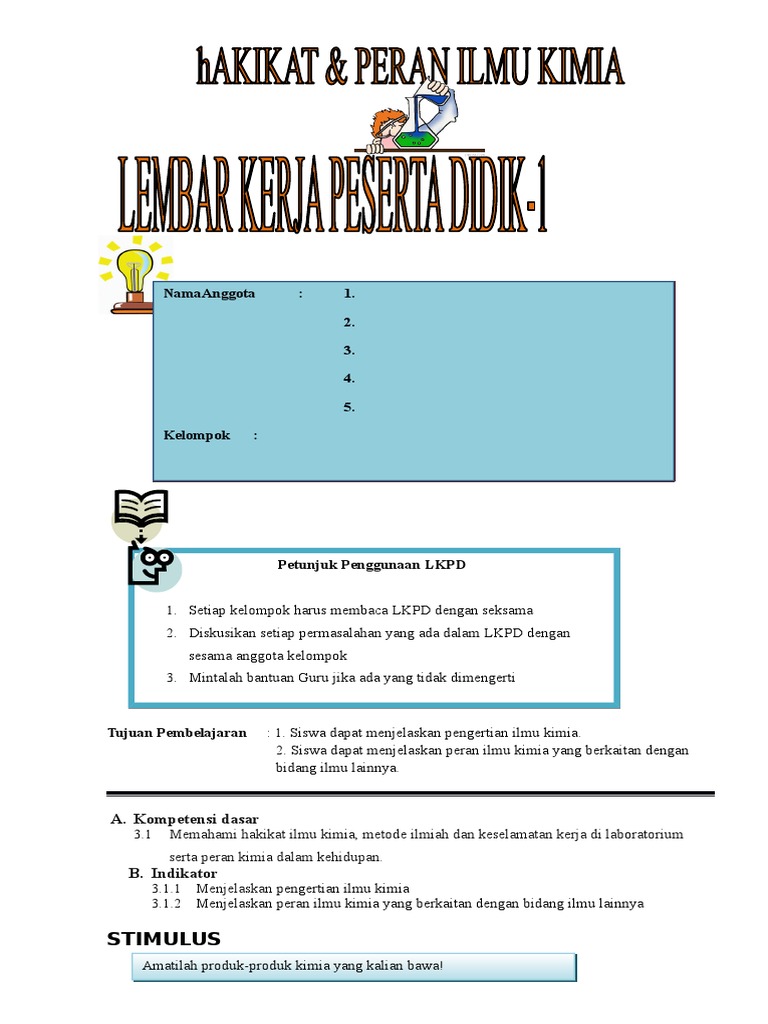 Soal Kimia Tentang Hakikat Ilmu Kimia