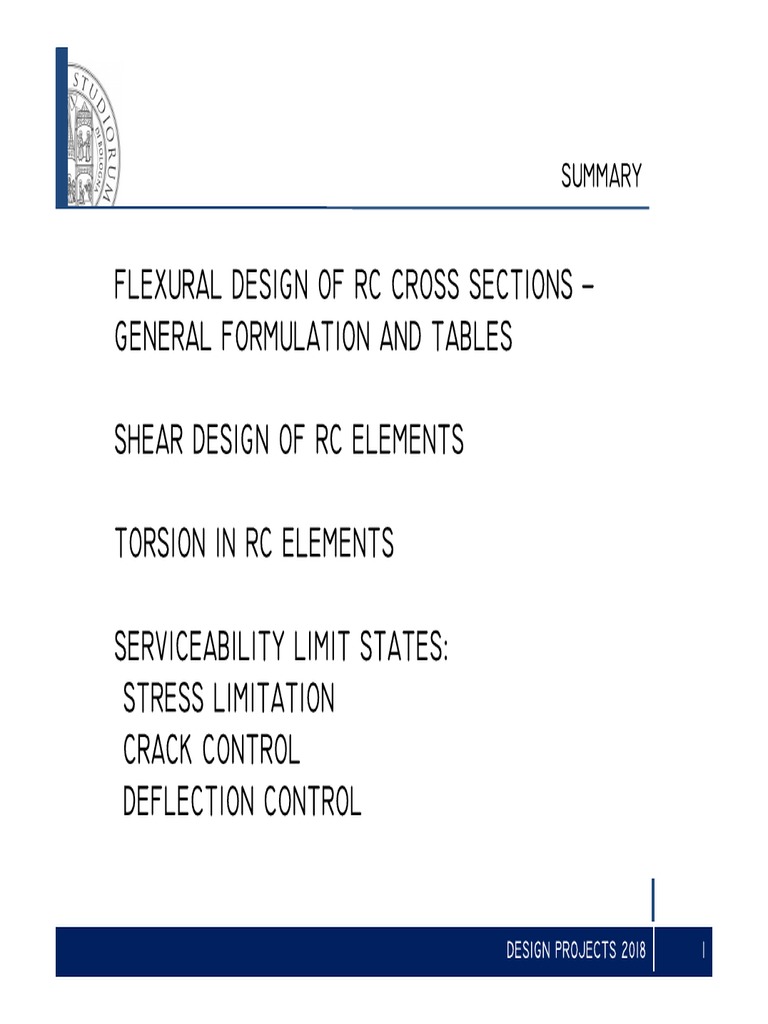 1 Flexural Design PDF Beam (Structure) Strength Of Materials