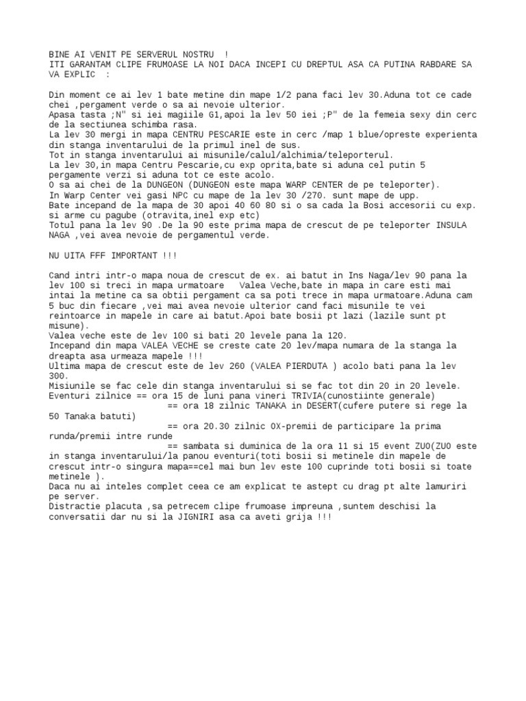 Tutorial Metin2 For You | PDF