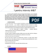 Intrebari Pentru Interviu W&T: US Embassy Interview Questions Guide