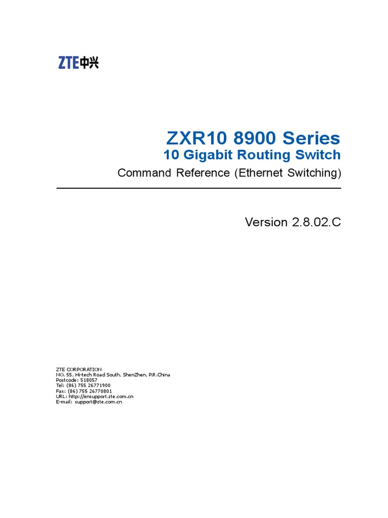 Command Reference (Ethernet Switching) 8900 PDF | PDF | Command Line ...