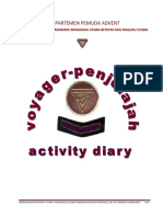 Activity Diary of Voyager - Penjelajah