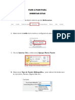 Paso A Paso para Insertar Citas PDF