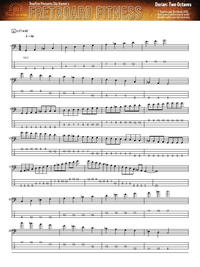 Guitar Tablature: Advanced Solo Patterns | PDF