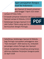 Perkembangan Penjajahan Spanyol Di Indonesia