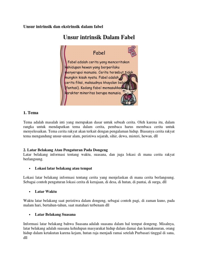 Unsur Intrinsik Cerita Rakyat Pdf Free Download