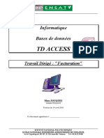 Polycop TD Access 2007 Facturation